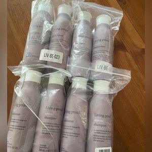 4 sets of Living Proof Restore Shampoo and Conditioner
